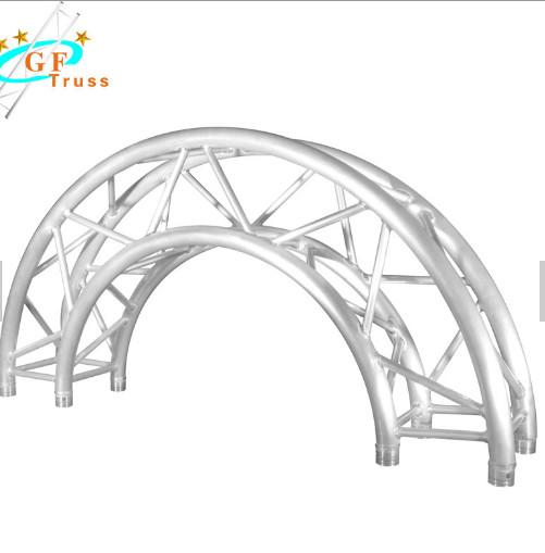 Guangdong Factory High Quality Aluminum Light Truss For Conert Event  Exhibition Circle Truss For Sale