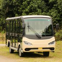 Fully Enclosed 14 Passenger Electric Sightseeing Shuttle Bus