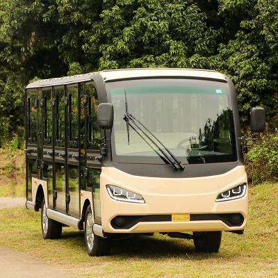 Fully Enclosed 14 Passenger Electric Sightseeing Shuttle Bus
