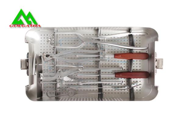 Reconstruction Plate Medical Instrument Kit For Trauma Fracture Fixation
