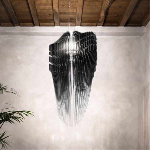 Modern Designer Creative Acrylic Chandelier Lighting Hotel Lobby staircase chandelier Aria Gold Light(WH-MI-111)