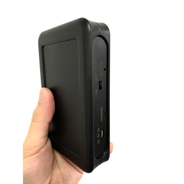 Black Handheld Pocket Signal Jammer Remote Control 3G 4G 2.4G WIFI Signals Box