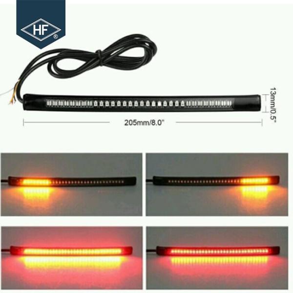 Flexible Soft 12V Aftermarket Motorcycle Lights Strip For Rear Tail Brake Stop