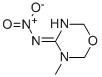3,6-Dihydro-3-methyl-N-nitro-2H-1,3,5-oxadiazin-4-amine [153719-38-1]