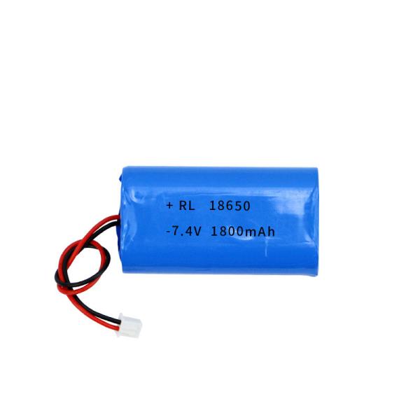 Rechargeable 18650 Battery Pack | Custom 7.4V 1800mAh 18650 Battery Pack for Electronic Digital Product | UN38.3 Certified | China Manufacturing