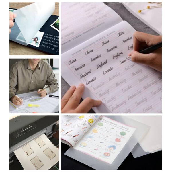 73gsm 83gsm Drafting Tracing Paper For CAD Printers A1 A2 A3 A4 Tear Resistance бумага вычерчивания 73gsm 83gsm чертя для сопротивления разрыва принтеров A1 A2 A3 A4 CAD