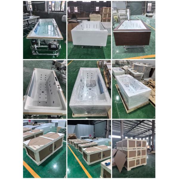 JSD9648 Bathtub Drainage System 1500mm Freestanding Acrylic Whirlpool Massage Bathtub