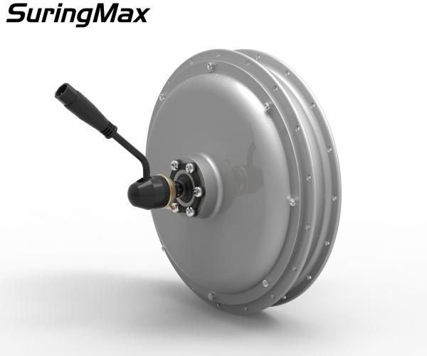Brushless 190mm Fat Bike Hub Motor With 48V17.5AH Lithium Battery