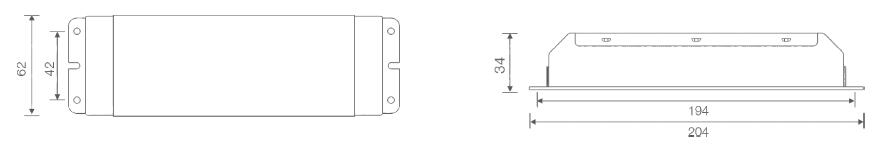 24Vdc 75W DALI/водитель СИД Dimmable нажима тусклый DALI с 110 - входной сигнал 240Vac