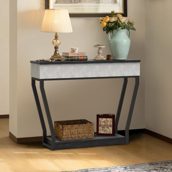 Stable Entrance Cabinet speaker rectangular Hall Entrance Shoe Rack Modern table speaker with bluetooth and wireless charging for door gate