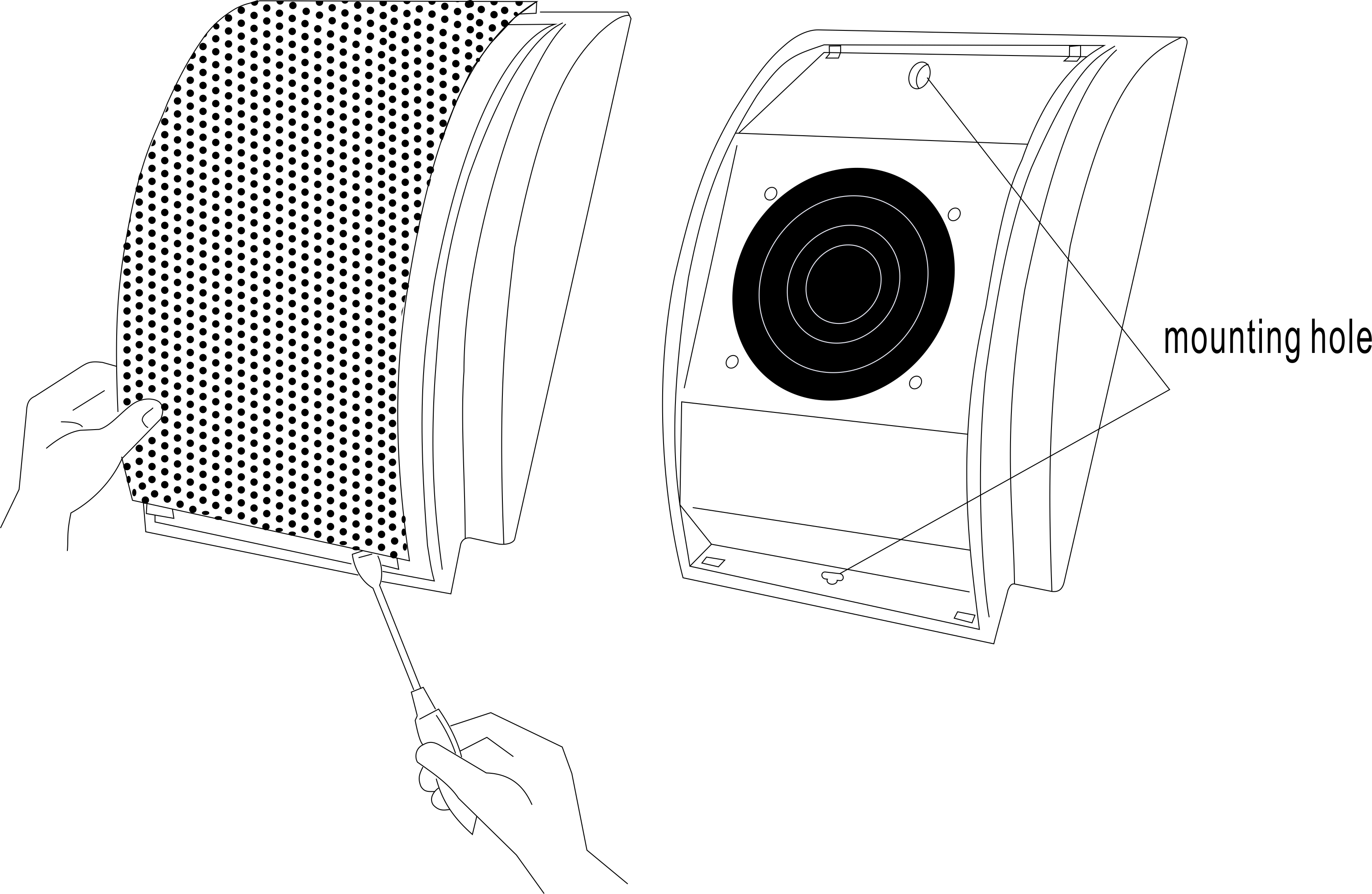 92DB 100V Wall Mount Speaker 5 Inch Indoor Loudspeaker 6W ABS