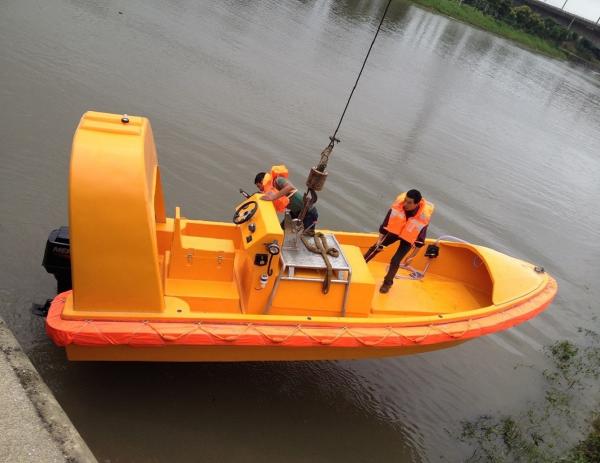 IACS Approved SOLAS 20Knots 15 Persons FRP Diesel Engine Water Jet Propulsion Fast Rescue Boat FRC