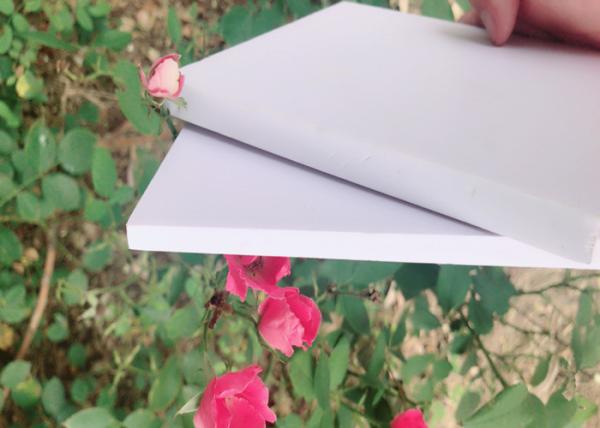 Outdoor Display Rigid PVC Foam Board Salt Water Resistant 4FT * 8FT * 3 / 16IN