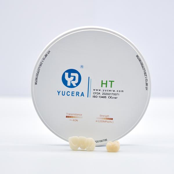 CE ISO Certificate Cad Cam Zirconia Ceramic Disk Dental Laboratorio High Translucent Zirconia Blocks for Crown