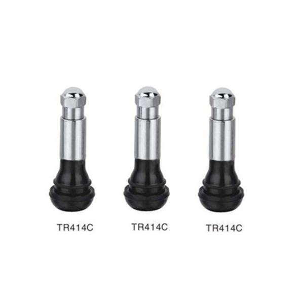 Tubeless Chrome Valve Stems Chrome Sleeve Made TR414AC 38mm / 1.5'' Size