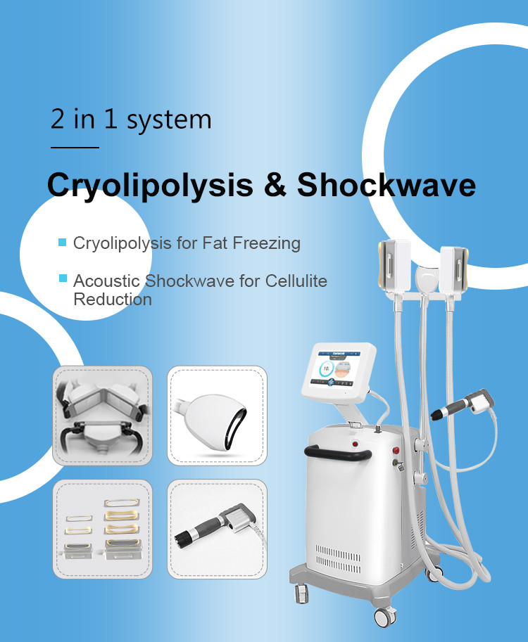 4 ручки Cryolipolysis уменьшая машину