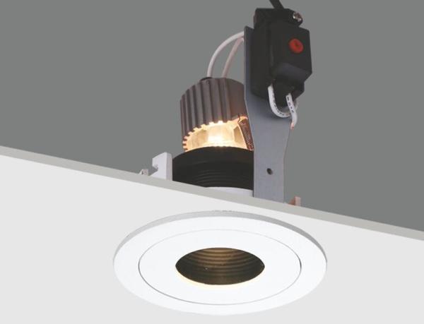 Round Aluminum Anti Glare MR16 Led Halogen Downlights R4B0037 Indoor Use