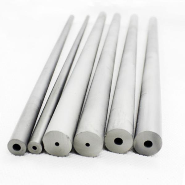 HV1690 Tungsten Carbide Rod With Straight Hole 12% Cobalt 12mm Diameter