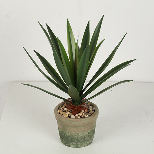 Artificial Flexible Glue Agave Americana Plant