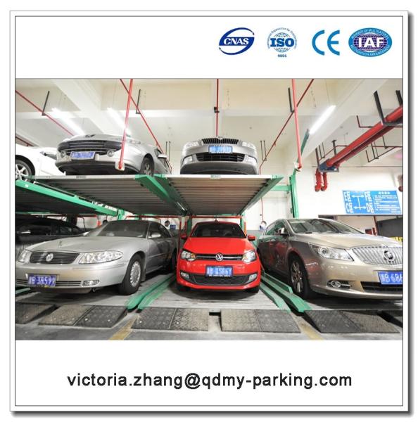 2 Level Back Cantilever Puzzle Parking System Double Deck Parking Lifts