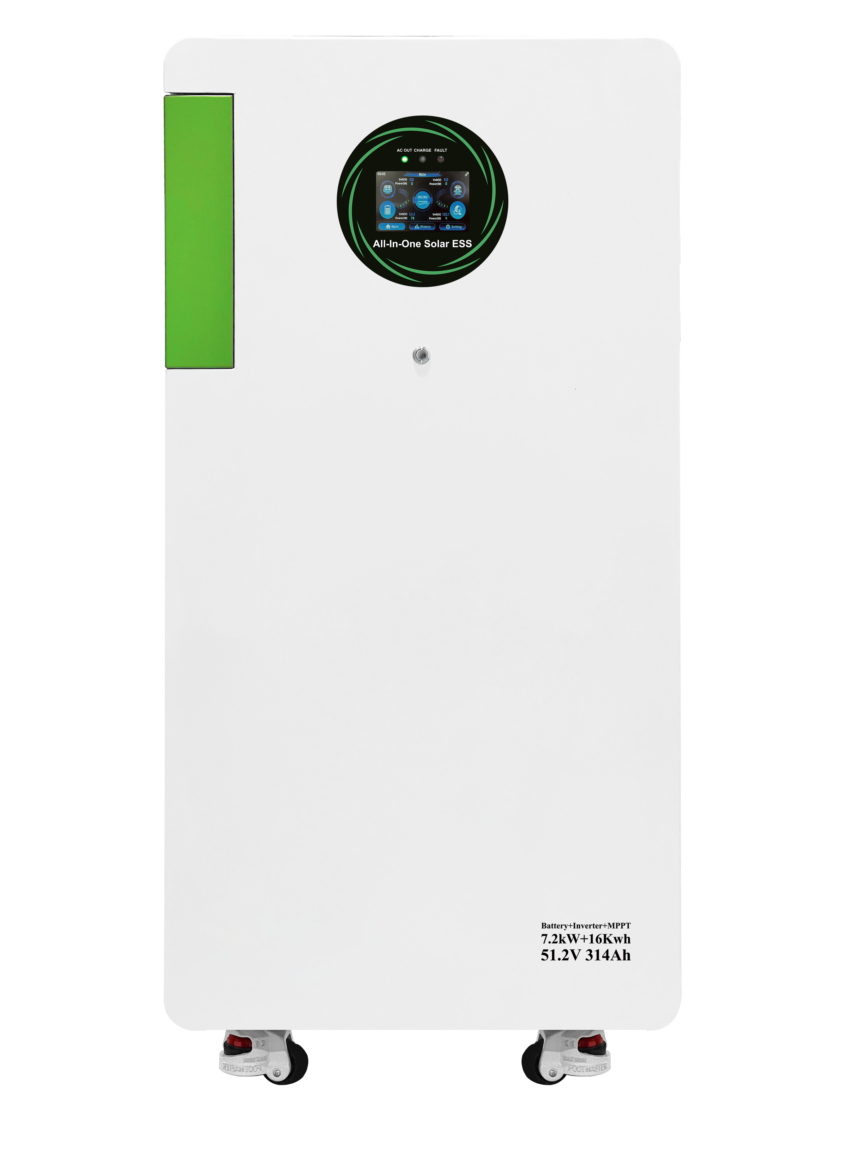 7.2KW 16KWH All‑In‑One Solar ESS,120/240V 60Hz Off‑Grid Home Energy Storage System