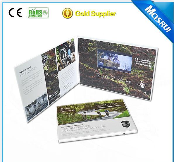 Commercial Video Booklets 128MB To 8GB Memory For Opening Ceremonies