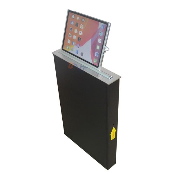 Zoom Meeting Video Conferencing ultra Thin Pop up Motorized Monitor Lift for Tablet 12.9 Ipad Pro