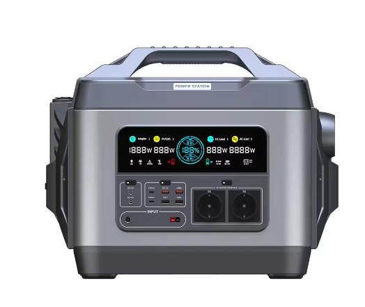 Back UP Solar Generator 3000W 3200Wh LiFePO4 Battery Outdoor Portable Power Station 3000W
