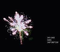 Bolo dos tiros 500G dos fogos de artifício de Liuyang 24 com a fábrica fornecida de alta qualidade da pirotecnia