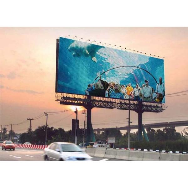 Full Color Outdoor Advertising Screen Display LED 320x160mm ODM