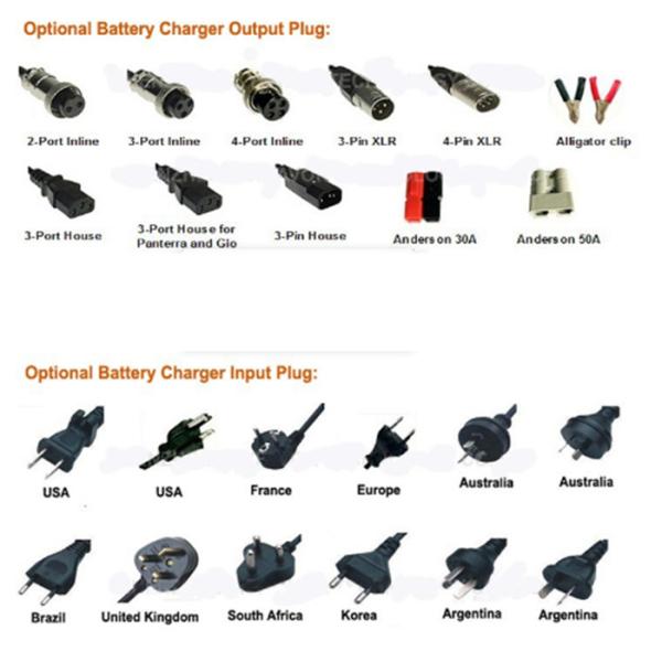 24V 36V 48V 60V 72v Lithium Ion Battery Charger , Electric Bicycle Battery Charger