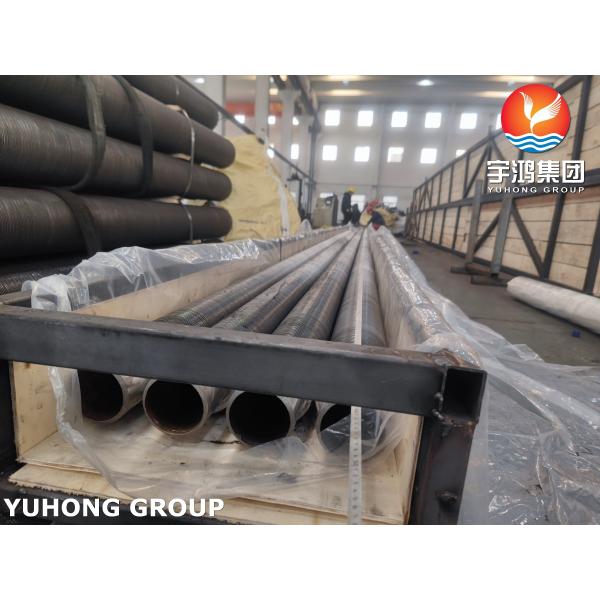 SA335 P9 Solid Finned Pipe For Waste Heat Recovery And Steam Boiler