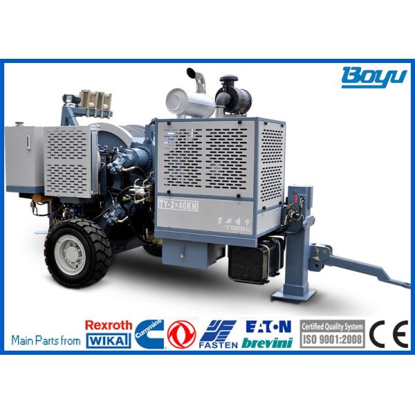 Кабель проводника OPGW ADSS шнуруя оборудование/гидровлическую тонну 2x45kN Tensioner 9 линии электропередач