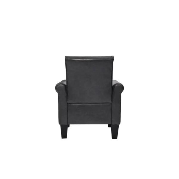 Multiscene Antiwear Leather Cuddle Chair , Practical Distressed Leather Armchair