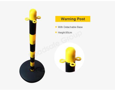 Road Safe Warning Post Plastic Water Filled Barrier Traffic Line Manager Stanchions