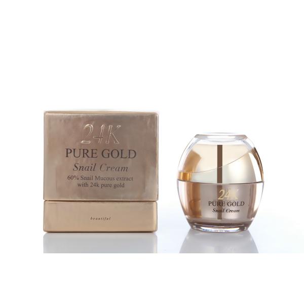 Улитка золота 24К 100% чистая забеливая Креам против старения повышает спасение клетки эпителия