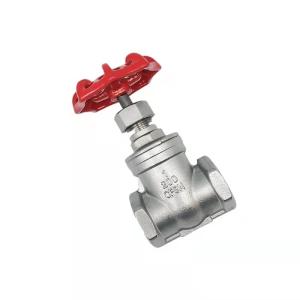 304/316 válvula de porta manual de aço inoxidável para interruptor de água de