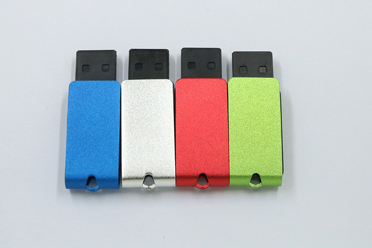 Water Resistance Metal USB Flash Drive Bullet Shape Durable Compact Design Offering Data Protection and Easy Portability