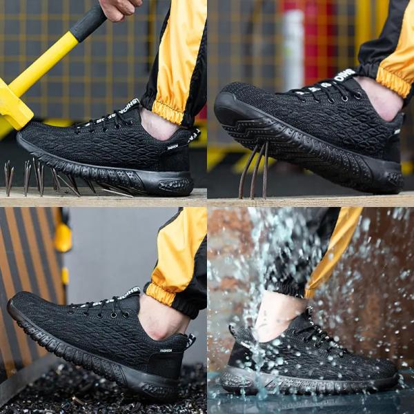 Lightweight SBP Safety Shoes Comfortable Fashion Sport Shoes Grey