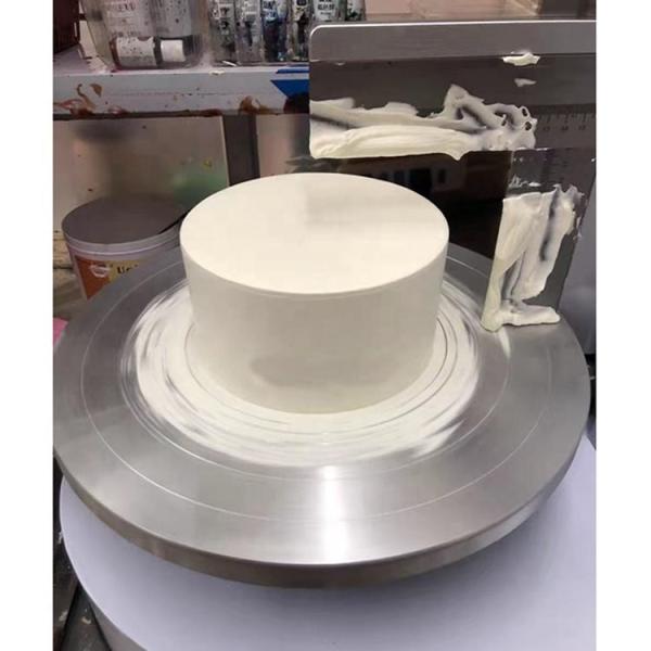 Industrial Electric Automatic Cake Icing Decorating Machine Butter Cake Cream Spreading Machine