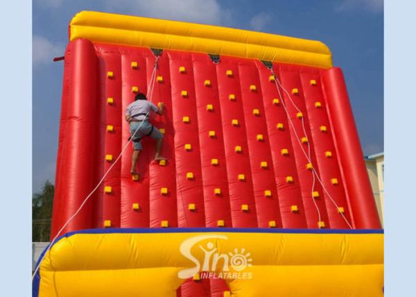Giant Rock Mountain Inflatable Climbing Wall For Outdoor Adults N Kids Interactive inflatable equipments