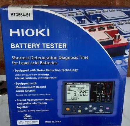 HIOKI BT3554-51 BT3554-52 Probador de baterías portátil, cable de prueba tipo pin recto 9465-10