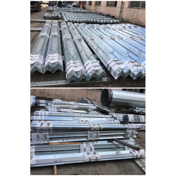 11kv 33kv Electrical Tower Pole Galvanized Steel Angle Iron Channel  Steel For Power Transmission