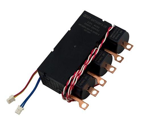 Three Phase Meter Use Mechanical Latching Relay , 90A 3 Sets of Contacts Mechanical Relay