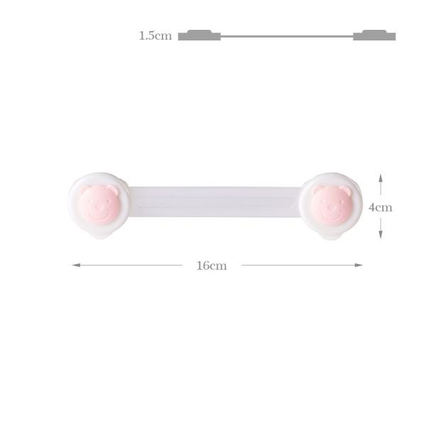 CE Multifunctional ABS Children's Safety Lock 16*4*1.5cm