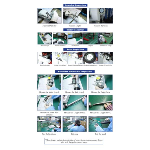 Nema sem escova 11 12v 24v 4 Polos do motor da C.C. de 28mm peso leve 3000 RPM de 3 fases