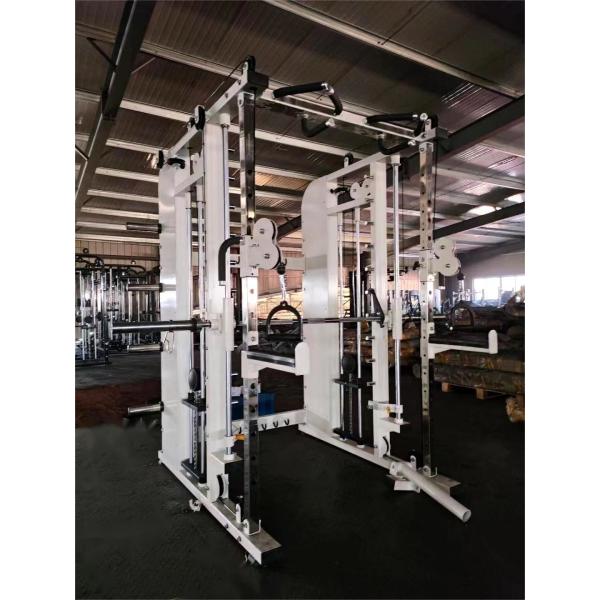 Commercial All-in-One Smith Machine Functional Trainer Multi-Functional Power Rack Home Gym Fitness Strength Training Made Steel