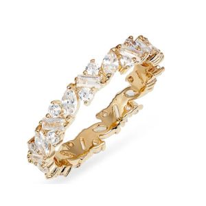 Бразильский кубический цирконий с кольцом вечности идеальный подарок на любой случай.