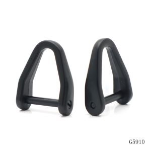 Matte Detachable D Ring Black Screw D Rings OEM ODM For Handbag