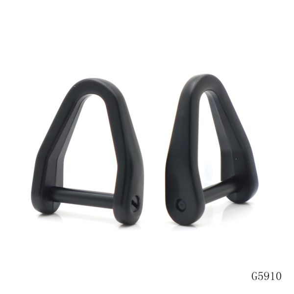 Matte Detachable D Ring Black Screw D Rings OEM ODM For Handbag